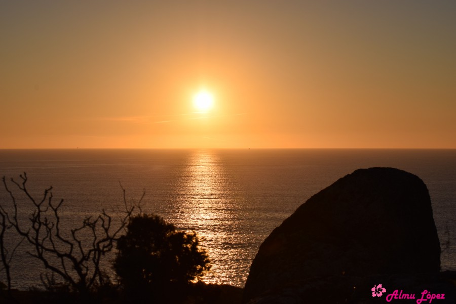 Puesta de sol desde Cabo Udra - Bueu